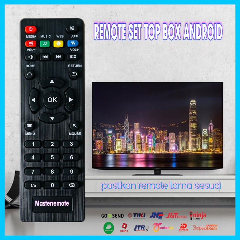 REMOT REMOTE ANDROID BOX MXQ PRO 4k 5G NEW