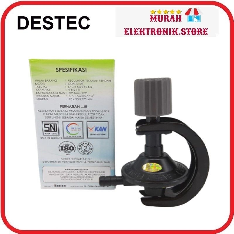 DESTEC REGULATOR GAS COM NON METER