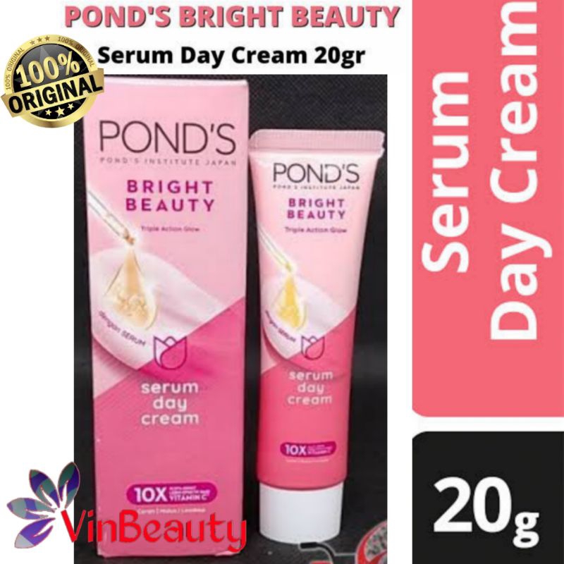 PONDS BRIGHT BEAUTY SERUM DAY CREAM 20 GR / POND'S SERUM DAY KRIM 20 GRAM