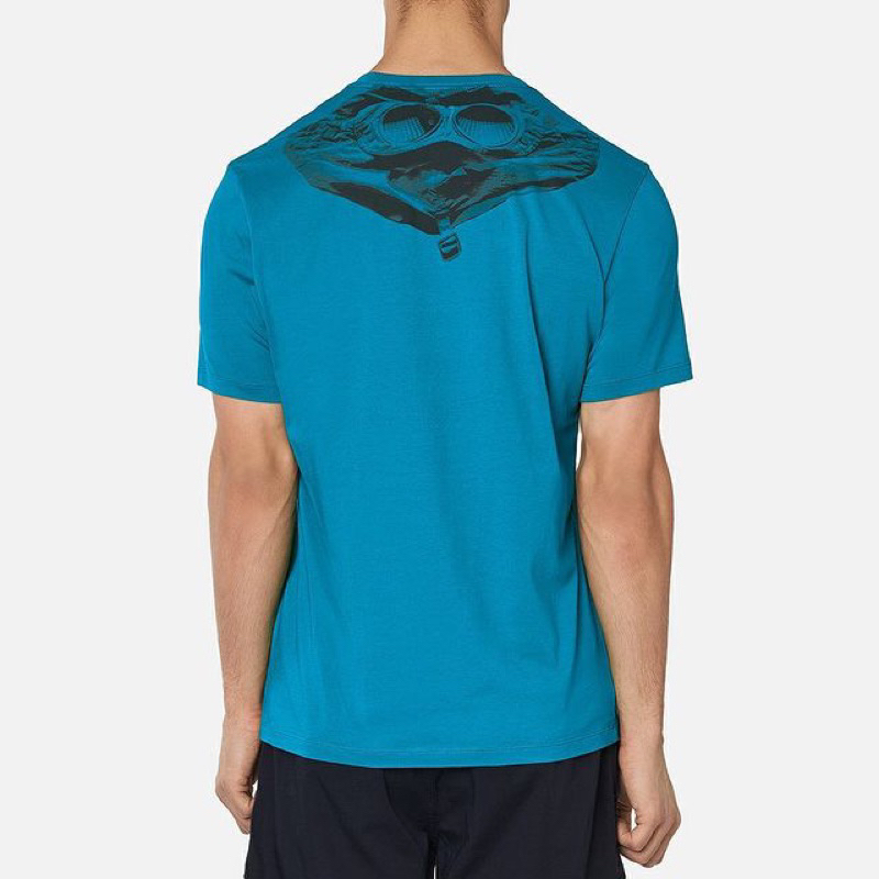 CP. Company Goggle Print Tee In Blue