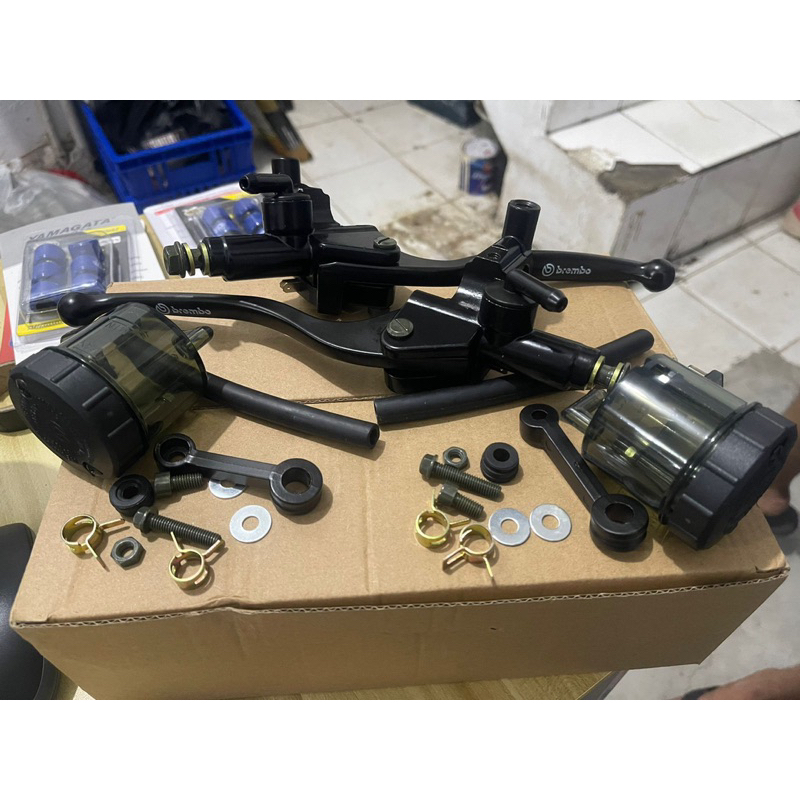 Master rem bremb0 Vario160, Nmax Old,Nmax New, Pcx , Adv, xmax tabung big smoke master rem klasik tabung smoke dll (NONAME DOUBLE TABUNG BIG SMOKE)