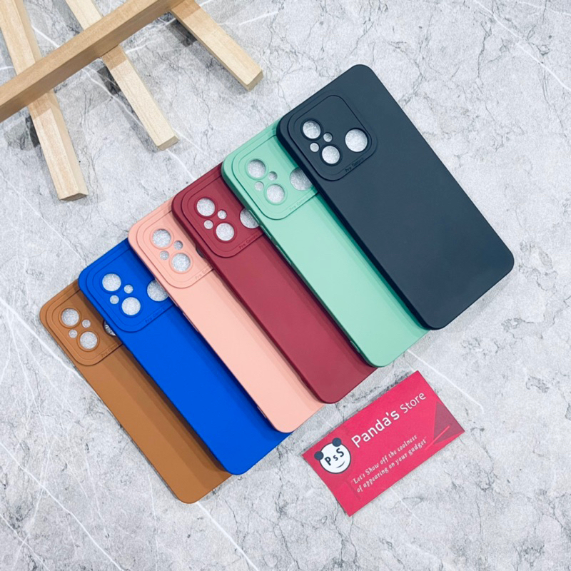 Softcase Pro Camera Redmi 12C Candy Case Full Color 3D Silikon TPU