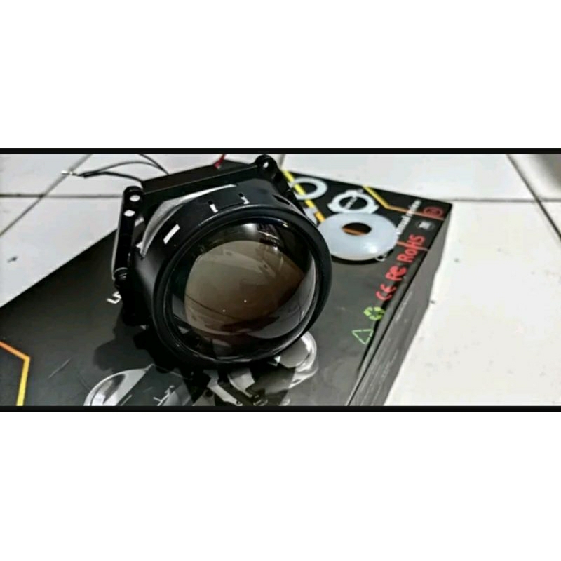 lampu projie projector biled vinyx cbx 3 inchi purple lens 55 Watt.