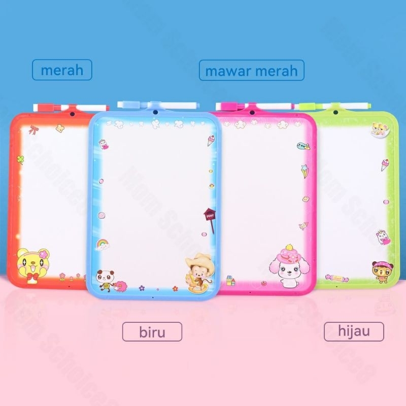 

Papan Tulis Mini/Papan tulis anak/White Board Wipe