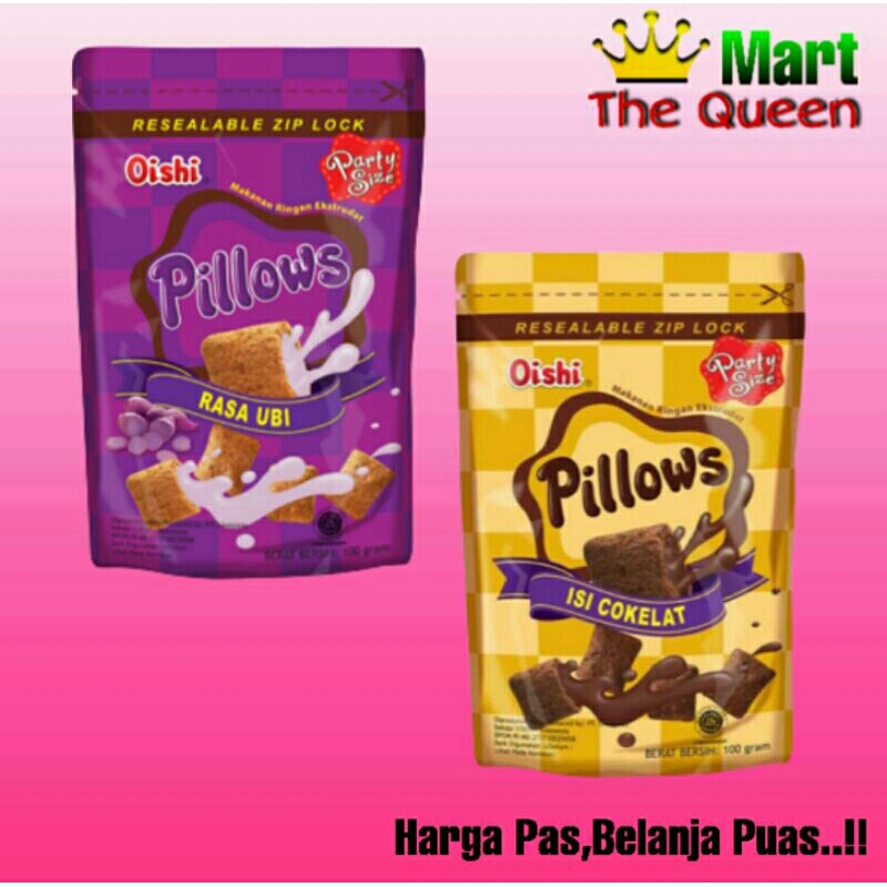 

PILLOWS oishi coklat/ubi 100gr