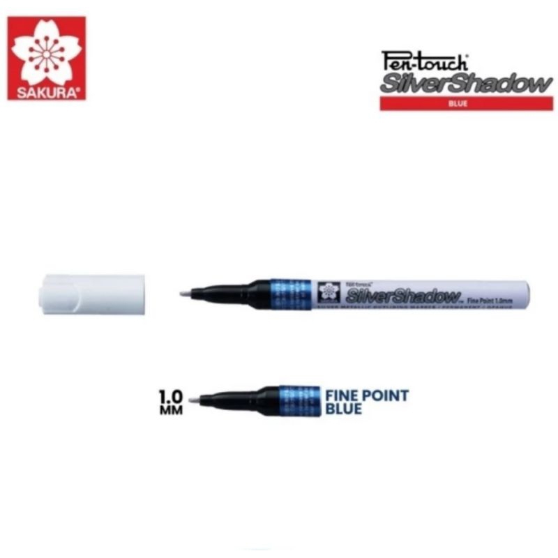 

Sakura Pen Touch Silver Shadow 1.0 mm Blue