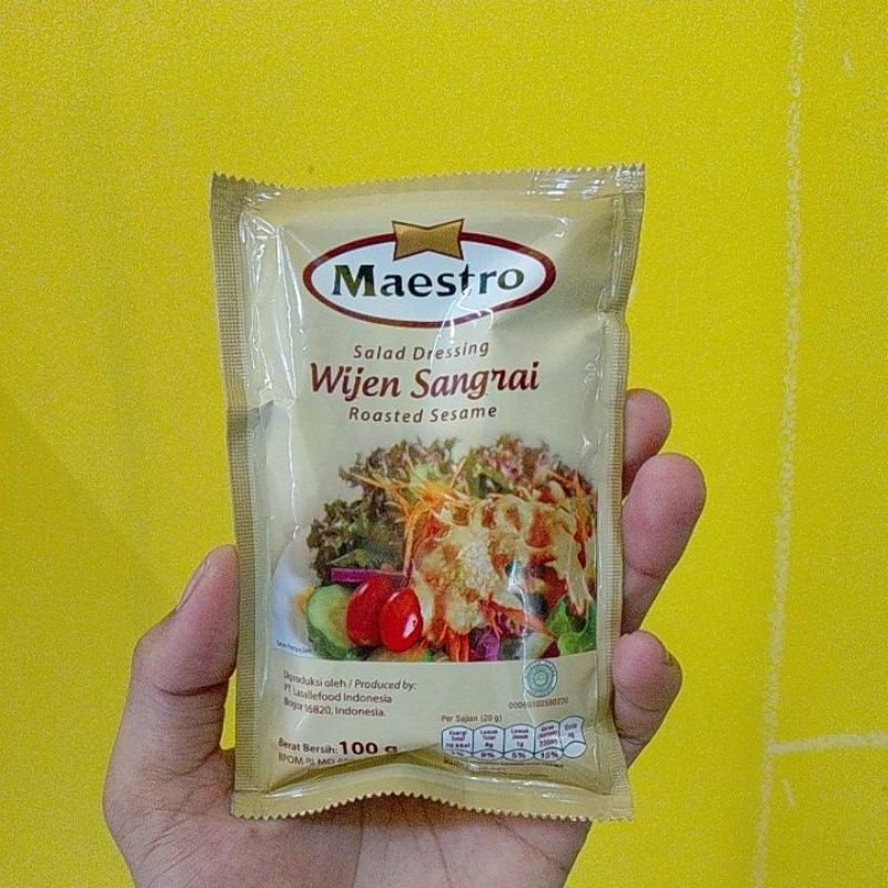 

Maestro wijen sangrai 100G