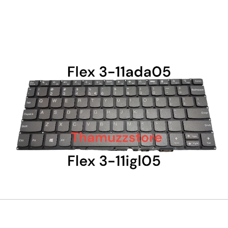 Keyboard Lenovo Ideapad Flex 3 11ada05 11igl05 3-11ada05 3-11igl05