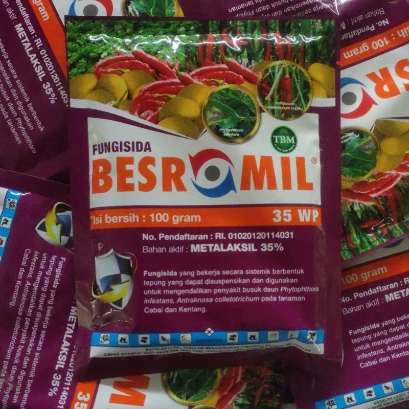 FUNGISIDA SISTEMIK BESROMIL 35WP-100GRAM