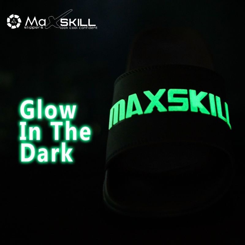 sandal slop maxskill glow in the dark pria wanita size 39-43