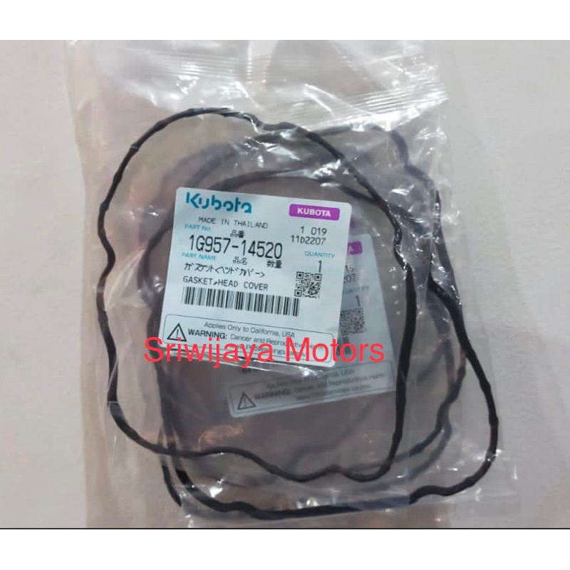 Gasket Bonnet atau Gasket Cover GL6000 Kubota Original