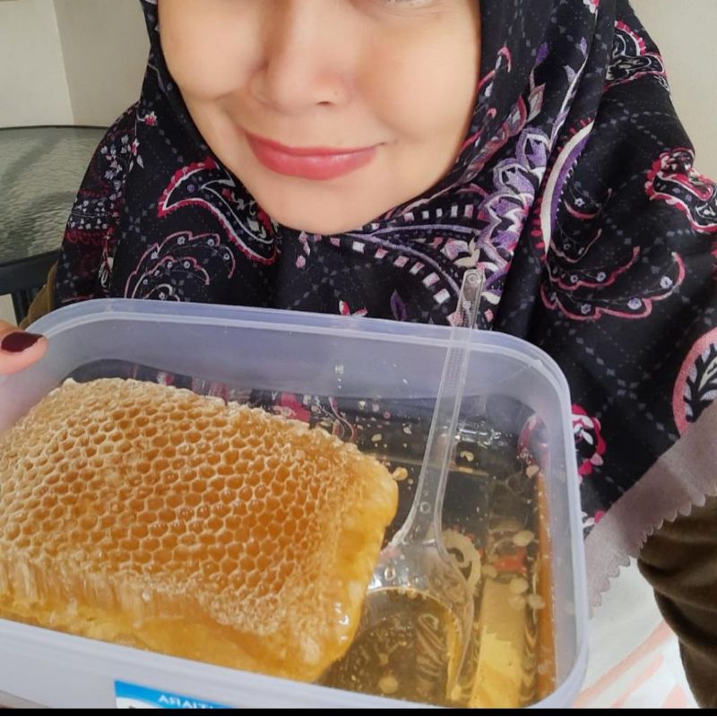 

SARANGTAWON/HONEYCOMB500GR/FREEBOX/FREESENDOKKAYU