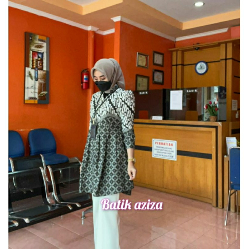 Tunik Batik Wanita Motif ParangAyu by Batik Aziza