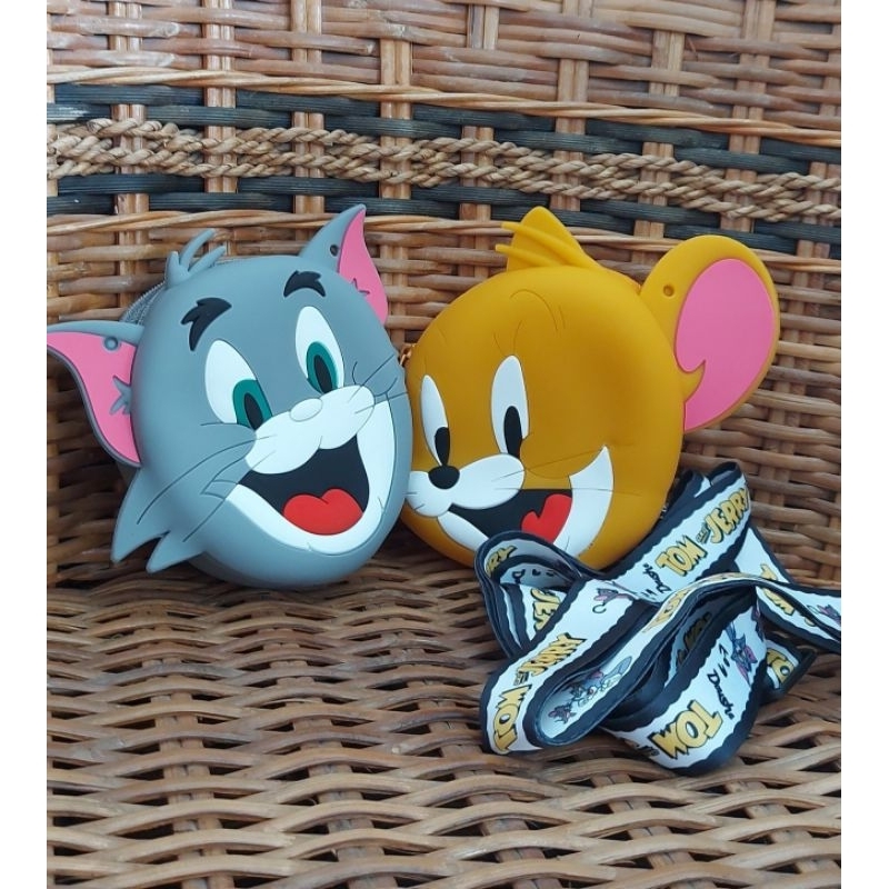 Tas pop it anak rubber jelly import selempang