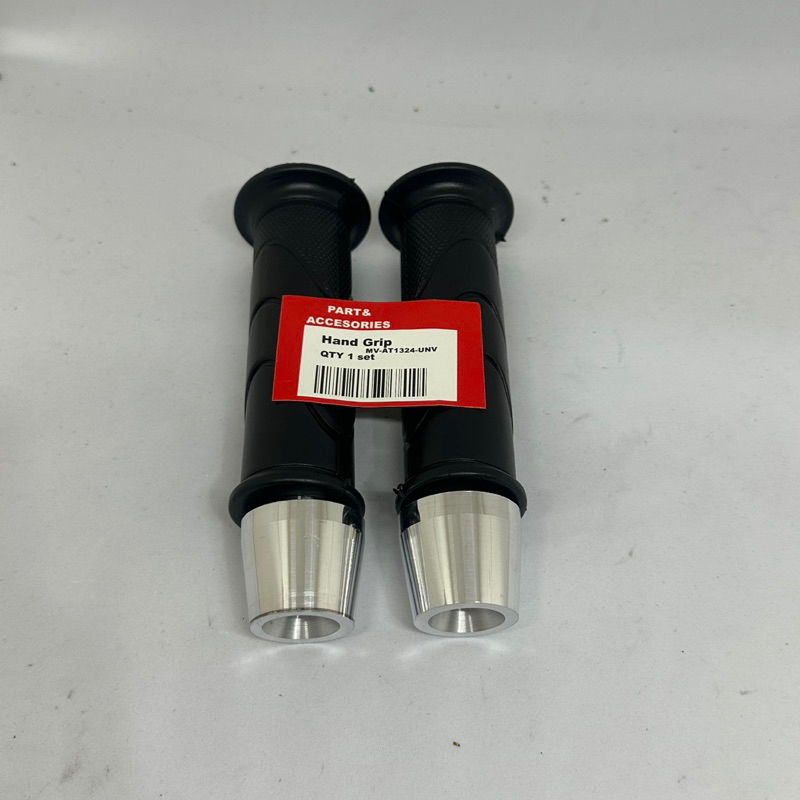 GRIP STANDAR ORIGINAL HONDA PARTS PLUS JALU STANG PCX CROME SEMUA MOTOR
