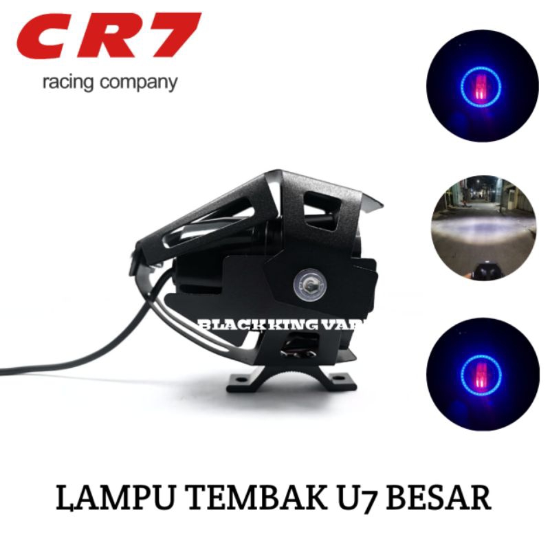 Lampu Projie U7 Besar Lampu Tembak Led U7 Besar Lampu Tembak Transformer Sinar Projie HID Lampu Depan Motor Angel Eye Ring