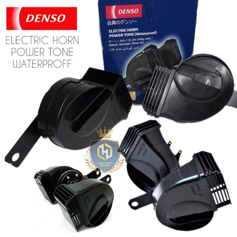 Klakson keong Denso Waterproof Klakson trompet denso Electric Horn Power Tone waterproof Klakson Hel