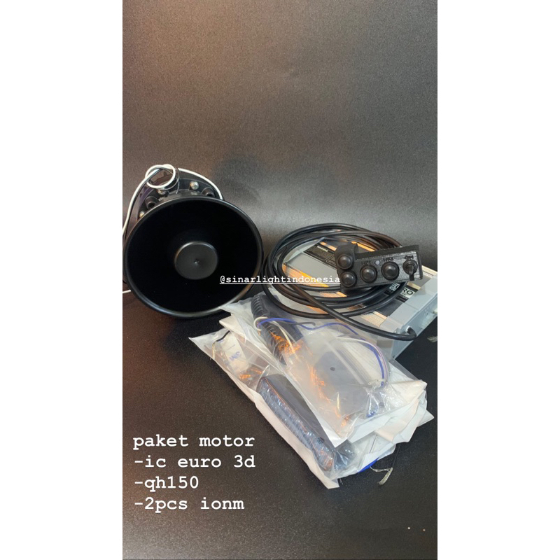 paket sirine motor ic whelen qz150 ionm ion mirror