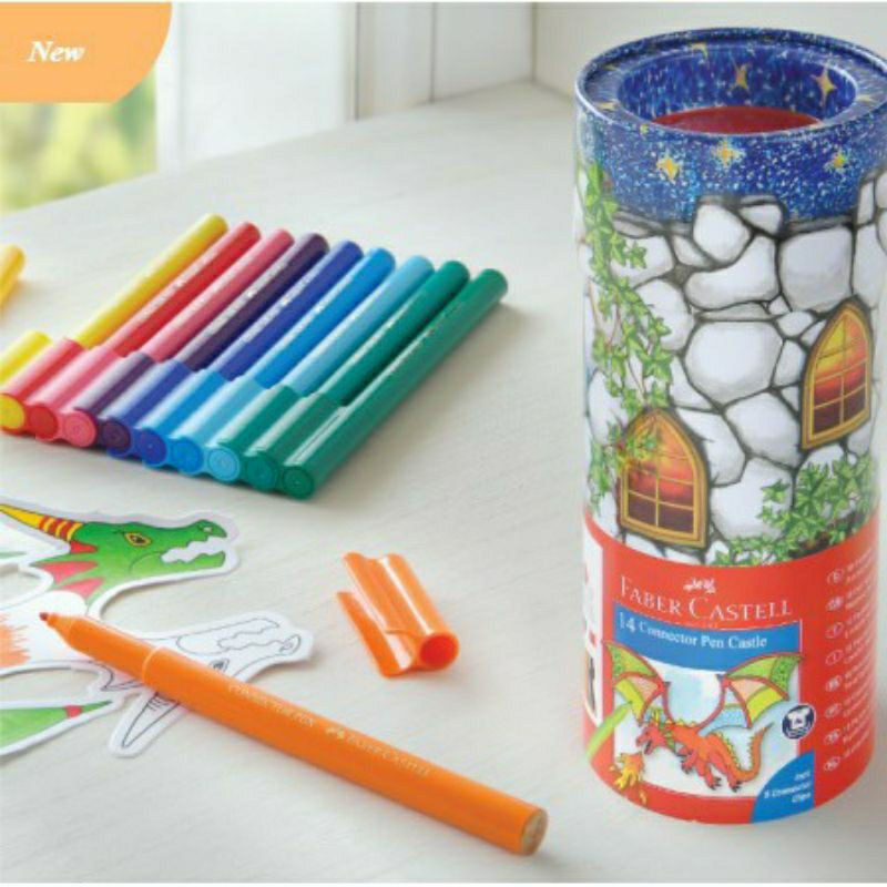 

Faber Castell castle Tin / connector pen castle 14