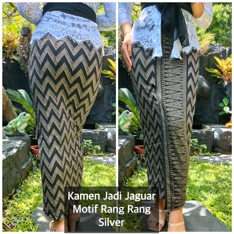 Kamen Jadi Jaguar Motif Rang Rang | Rok bali | Kamen jaguar | bawahan tradisional