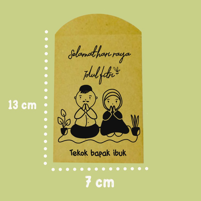 

Amplop lebaran rustic isi 10pcs no.4