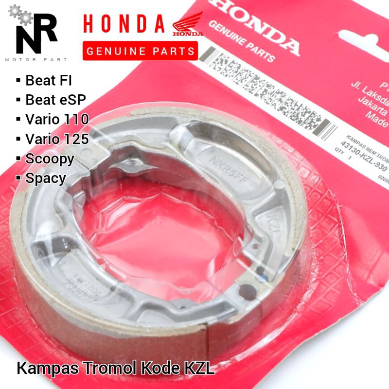 Kampas Rem Belakang Beat FI Kampas Rem Tromol Beat Kampas Belakang Vario Kampas Belakang Beat FI Kam