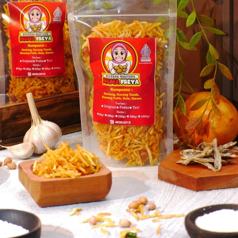 

Lezatoz_Genz Kentang Mustofa 250Gr / Kering Kentang Krispy / Kering Kentang Teri Medan