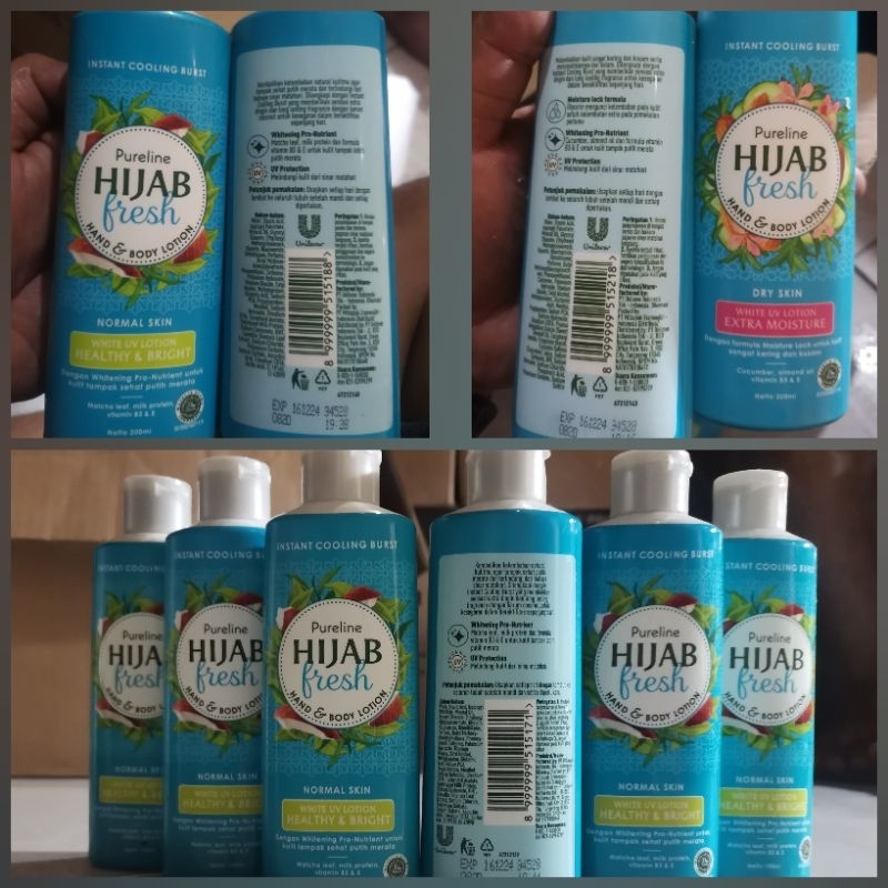Pureline Hijab fresh HAND&amp;BODY lotion 100-200ml