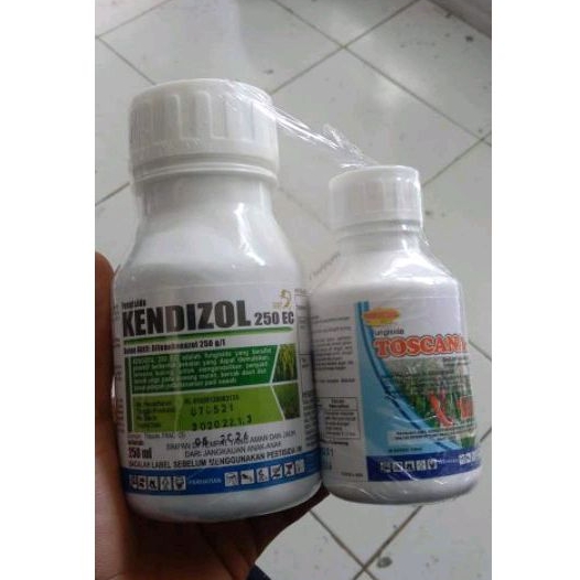 KENDIZOL + TOSCANA ( FUNGISIDA PAKET PADI GENERATIF ) Kemasan 250ml+100ml