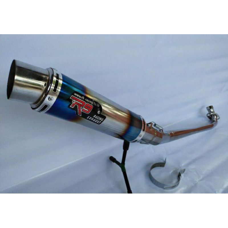 knalpot racing R9 MUGELLO untuk motor BEBEK ALL VARIAN TYPE Motor Jupiter Z/Z1 Supra Vega R/ZR supra