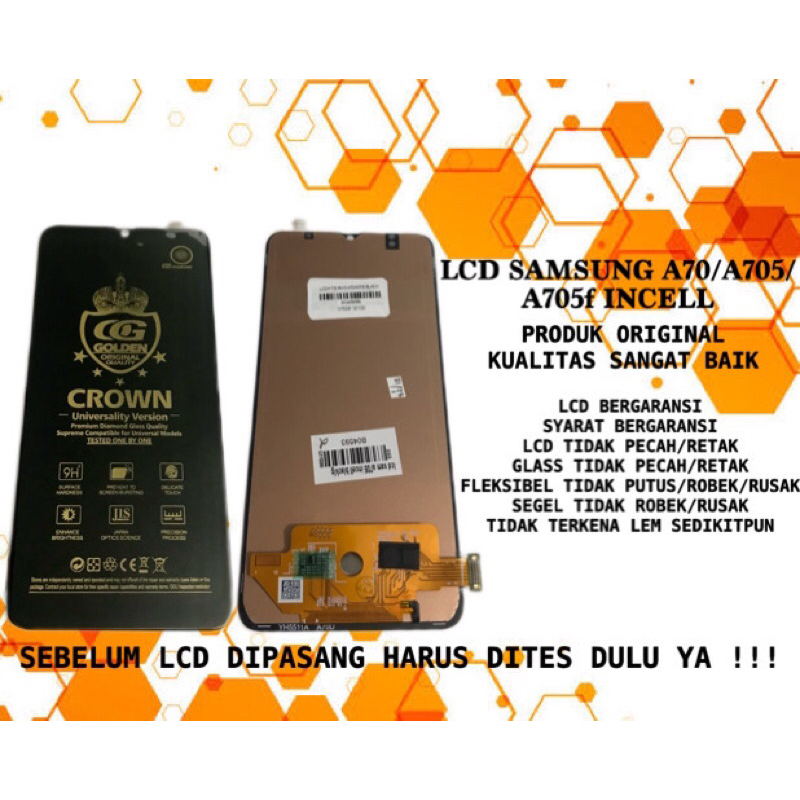 LCD SAMSUNG A70/A705/A705f INCELL