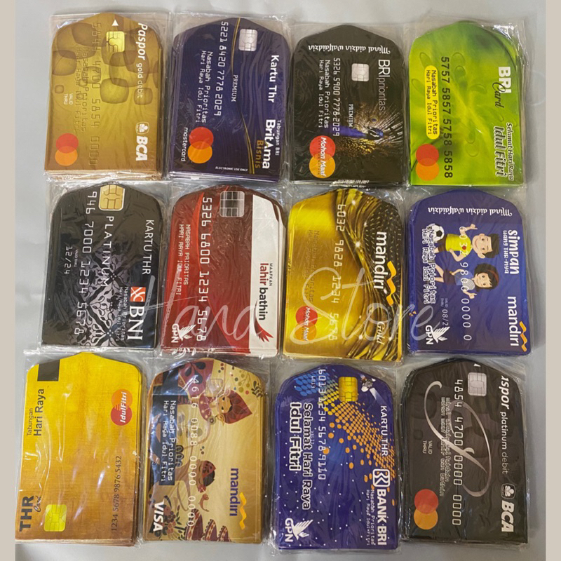 

(10 pcs) Amplop motif ATM Medium / Amplop Lebaran Lucu / Amplop Idul Fitri atm