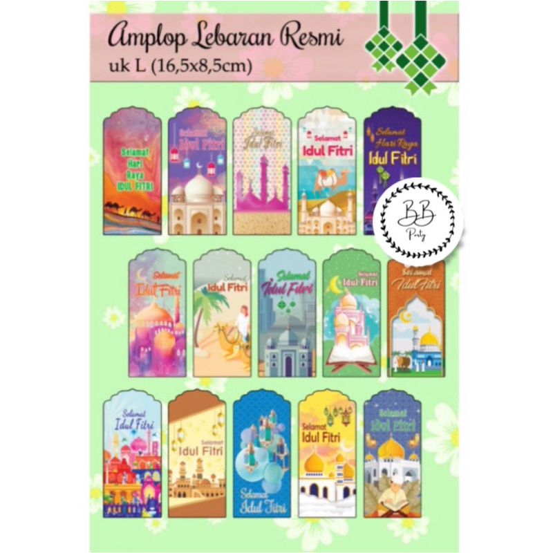 

Amplop Lebaran Idul Fitri L / Angpao Idul Fitri / Amplop Lebaran Jumbo