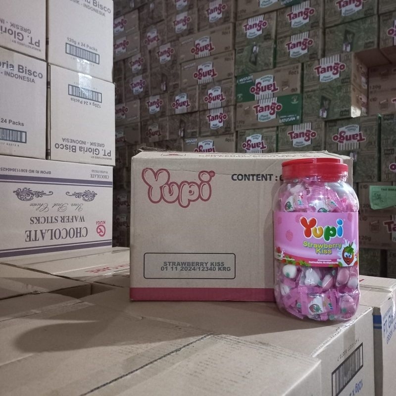 

Permen yupi 300 gram 1 dus isi 6 jar