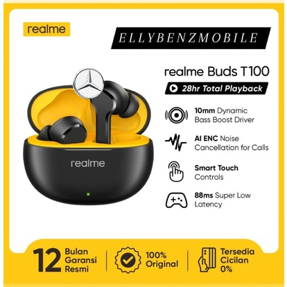 Realme Buds T100 New Garansi Resmi