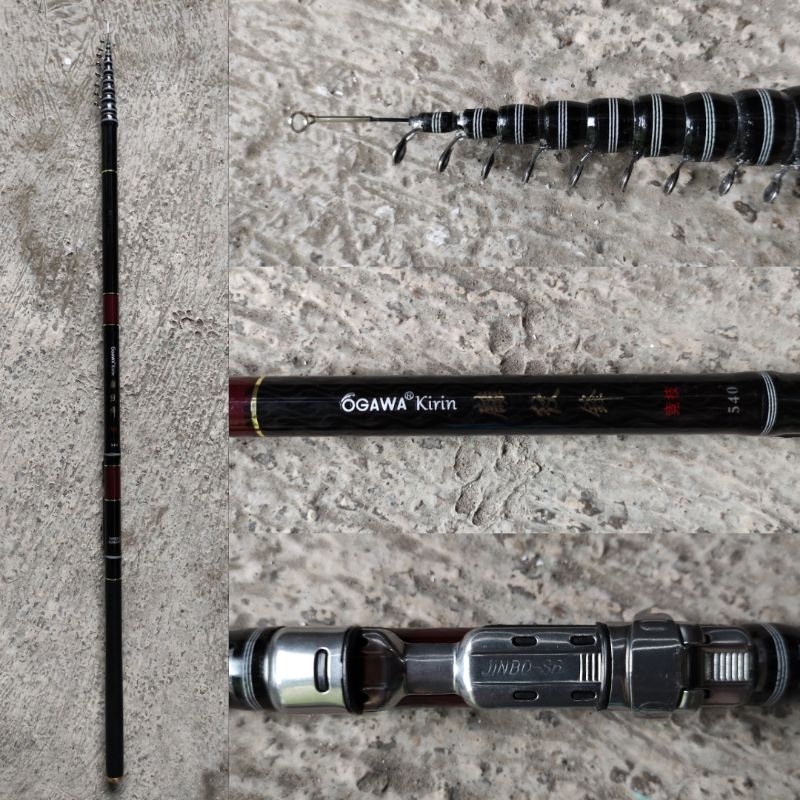 Joran Tegek Kolong Ogawa Kirin Termurah 360 450 540 Siap Pakai