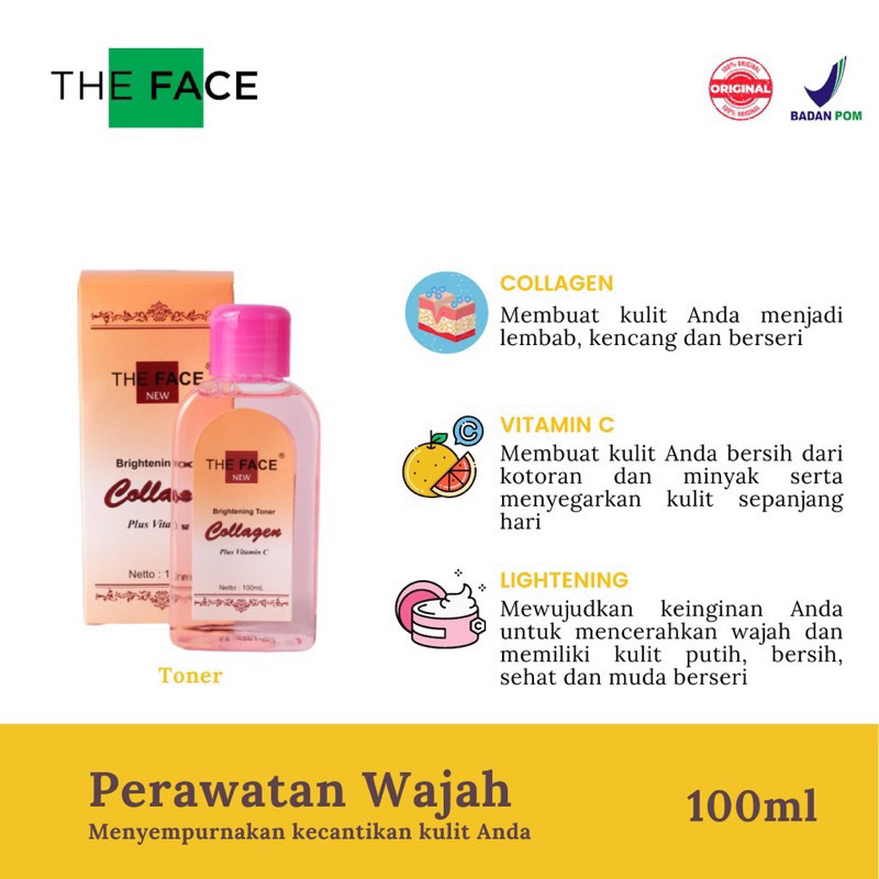 TONER COLLAGEN PLUS VITAMIN C THE FACE