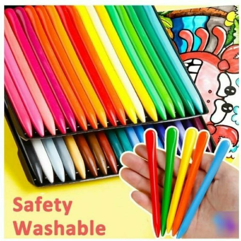 

Crayon Mewarnai Alat Tulis Safety Aman Untuk Anak 12pc Toko Medan Murah COD