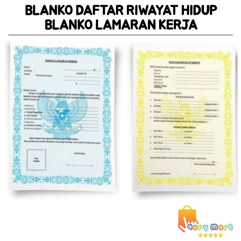 

BLANKO DAFTAR RIWAYAT HIDUP | BLANKO LAMARAN KERJA