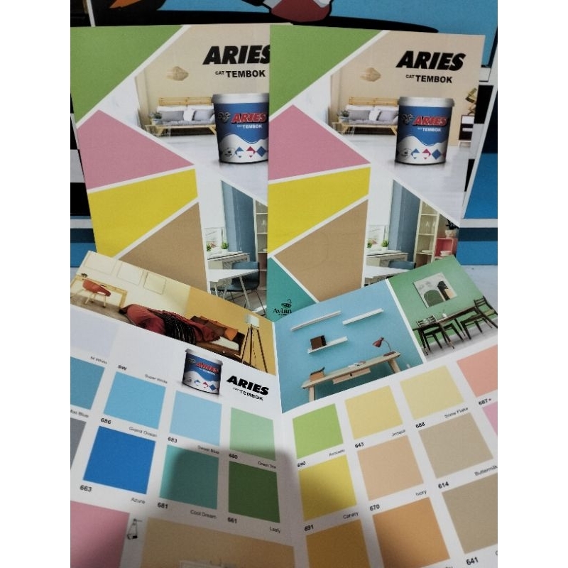 katalog cat tembok aries,catalog cat aries