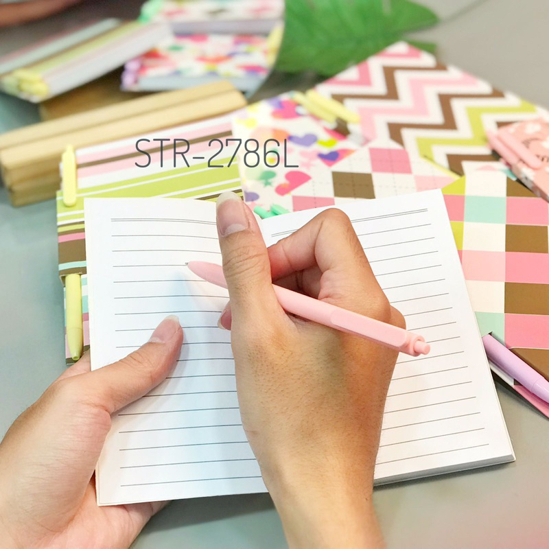 NOTES + PEN KARAKTER / NOTEBOOK + PEN 100 LEMBAR / MINI DIARY + PEN KARAKTER