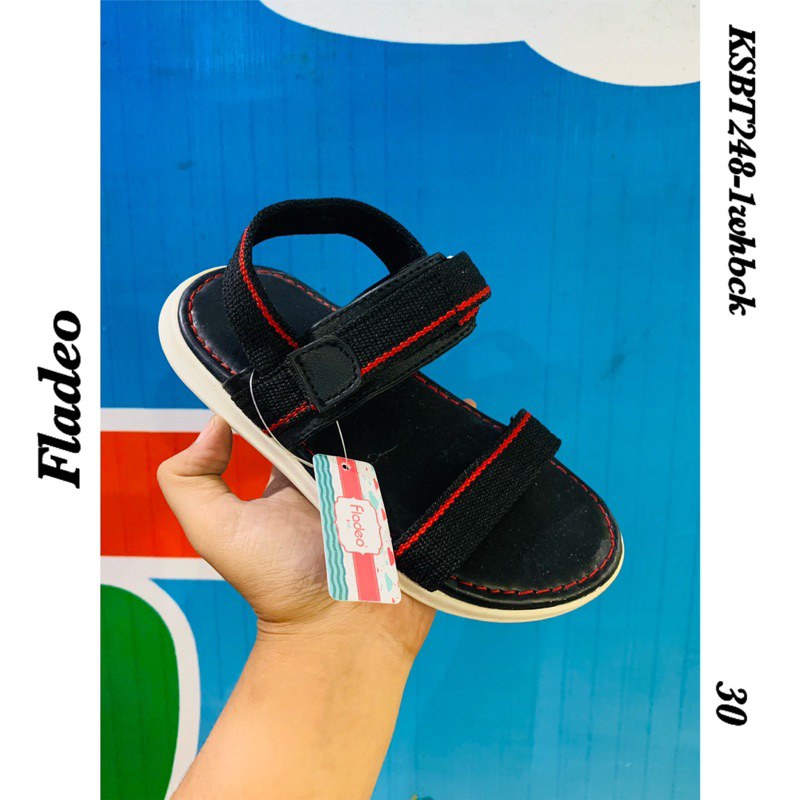 sepatu sandal anak cowok fladeo