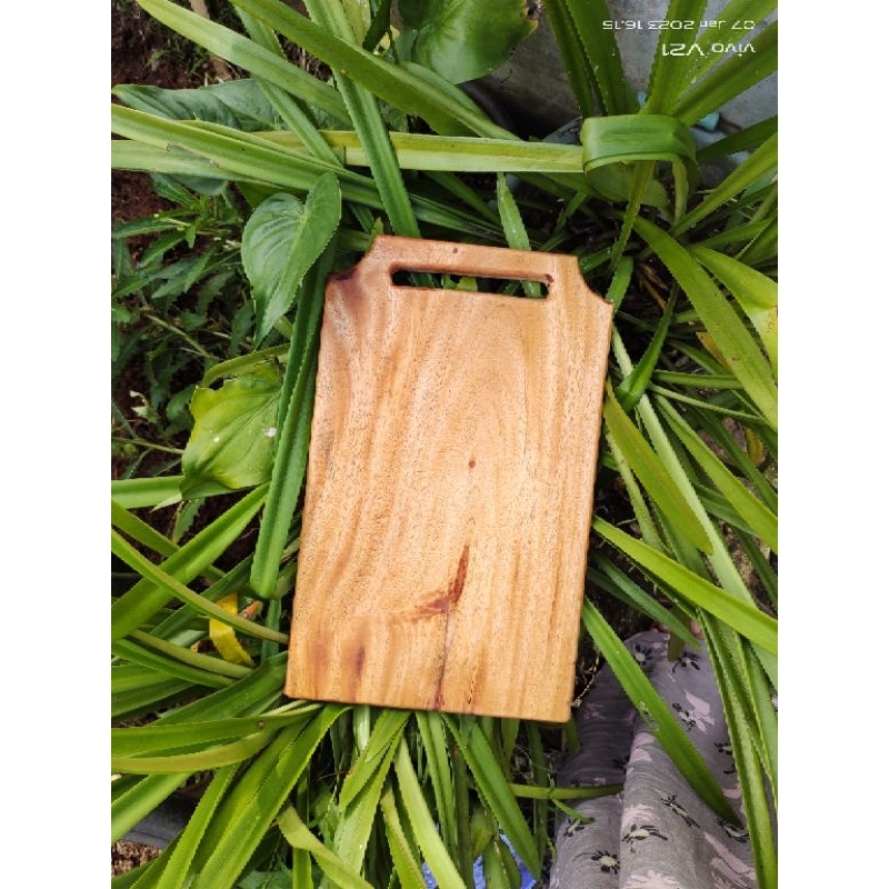 talenan/ talenan kayu besar/kayu mahoni/ alas potong/ talenan estetik/