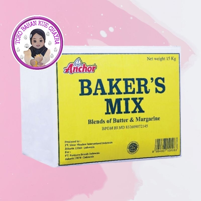 

baker's mix 1kg bakers mix campuran mentega&margarin