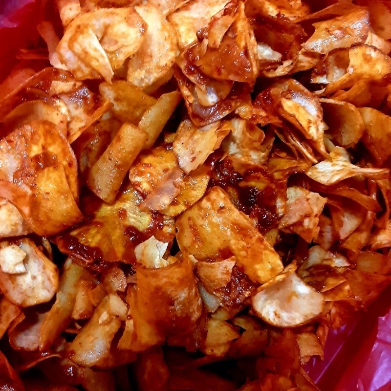 

KERIPIK SINGKONG BALADO PEDAS MANIS MANTUL 500 GR