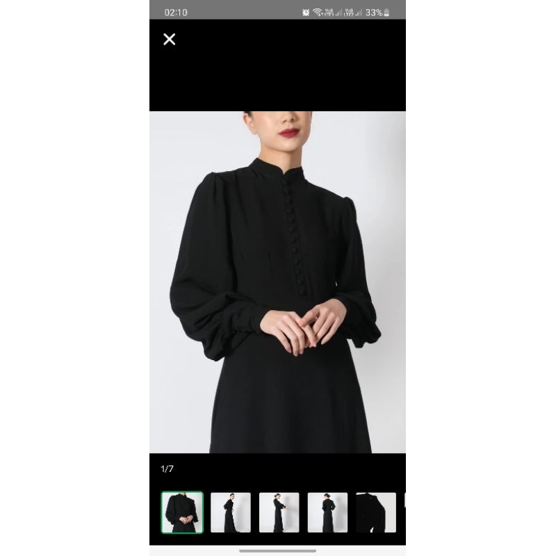 Thenblank sarasvati dress warna hitam L