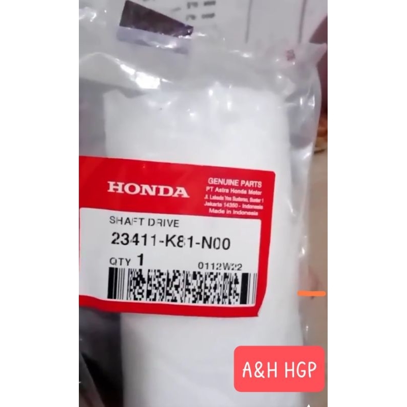 As pulley k81 beat scoopy 23411k81n00 ORIGINAL HONDA 100℅
