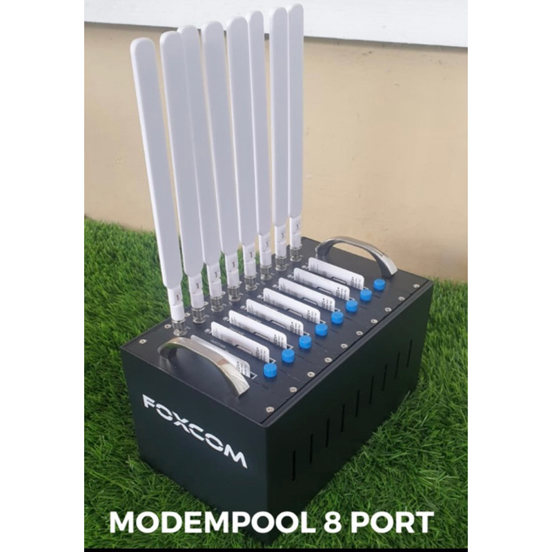 Modempool Modem FOXCOM 4G 8 Port Dial & SMS