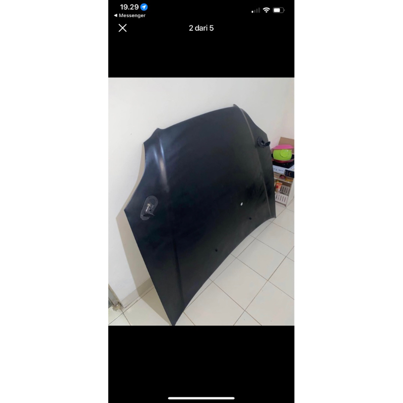 kap mesin ferio non facelift + lampu kanan ferio