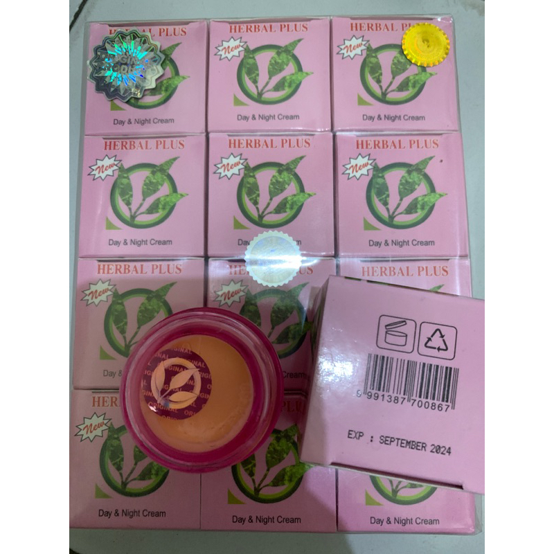 cream Herbal NEW original hologram DAUN